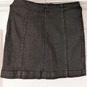 Free People Charcoal Mini Skirt